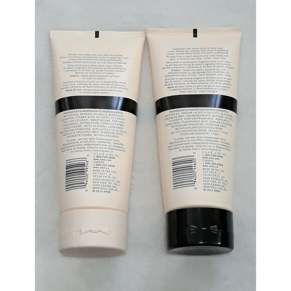 Avon LUCK for HER - Shower Gel & Body Lotion Set - (6.7 fl oz Each) - NEW SEALED - Picture 4 of 4
